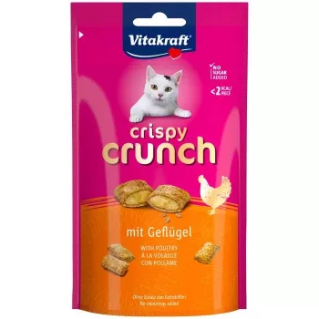 Petiscos para gatos Vitakraft Crispy Crunch aves 60 g