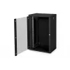 Digitus Unique DN-19 20-U-SW - armário - armário de rede - adequado para montagem na parede - preto, RAL 9005 - 20U - 48,3 cm (19) (DN-19 20-U-SW)