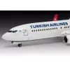 Avião de modelo em plástico REVELL Boeing 737-800 Turkish Air Escala 1:144