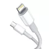 Cabo Lightning Baseus CATLGD-02 1 m branco