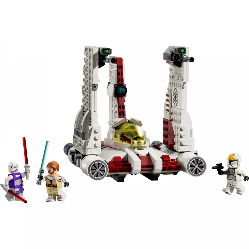 LEGO Star Wars V-19 Torrent Fighter 75432 conjunto de construção — 567 peças, 3 minifiguras, modelo de exposição e de brincar