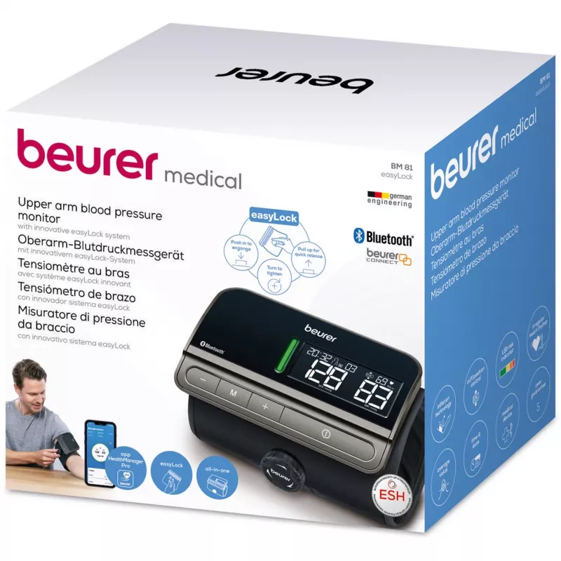 Beurer BM 81 easyLock medidor de tensão arterial (65511)