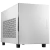 Caixa Mini-ITX SILVERSTONE SST-SG15S, caixa compacta de alumínio prateada