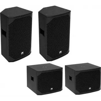 Conjunto PA Omnitronic AZX passivo XL 20000531 2000W conjunto de altifalantes PA passivos 2000 W