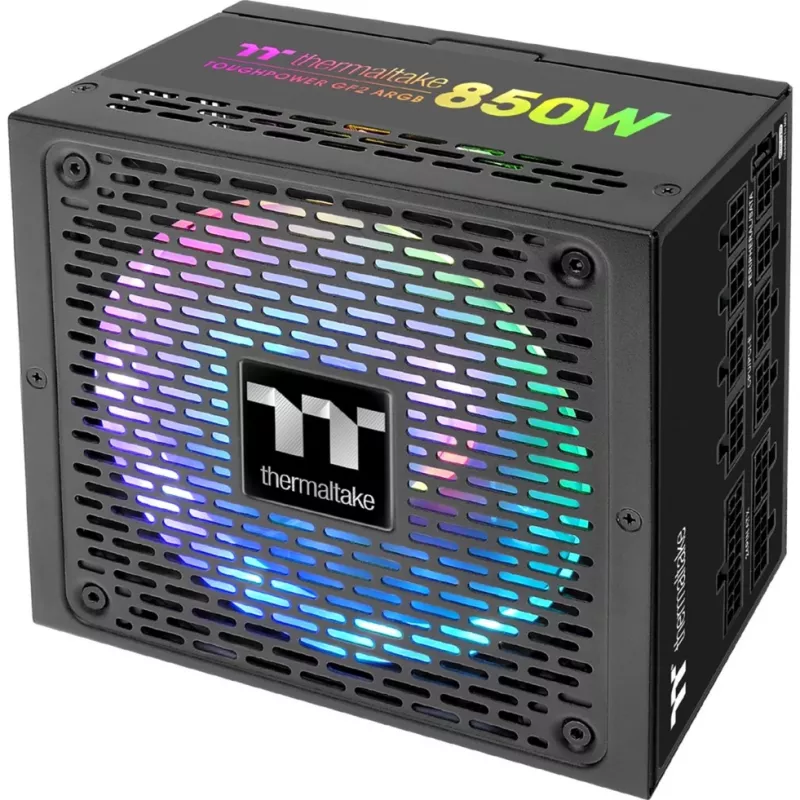 Thermaltake Toughpower GF2 ARGB 850W - TT Premium Edition Fonte de Alimentação 24-pin ATX Preto