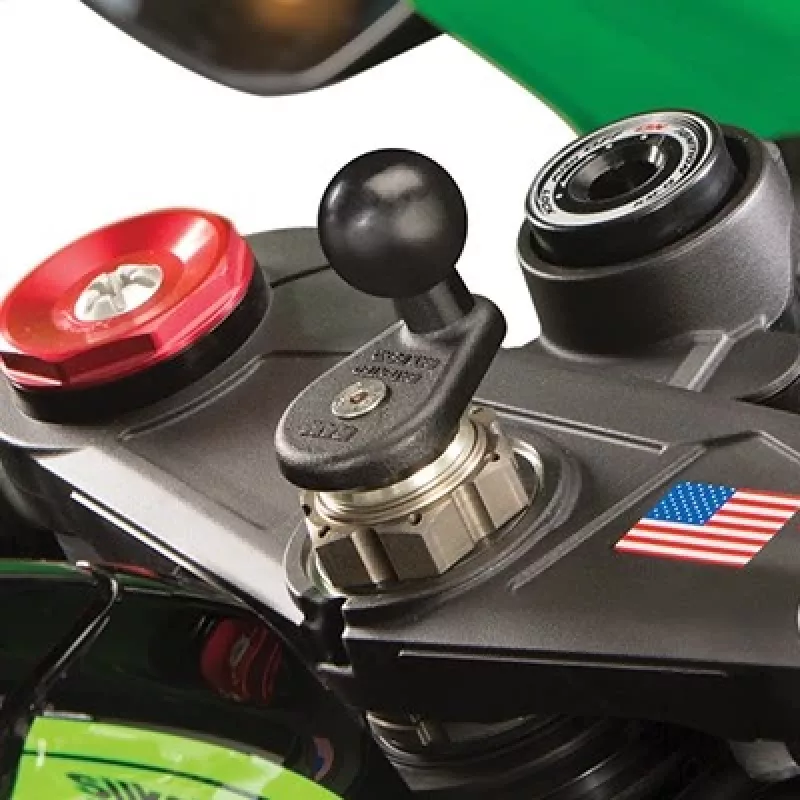 Base esférica para coluna de direção de motociclo RAM Mounts