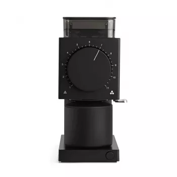 Moinho de café elétrico Fellow Ode 2ª Geração — 140 W, depósito de grãos 100 g, mós de aço inoxidável, 230 V, preto