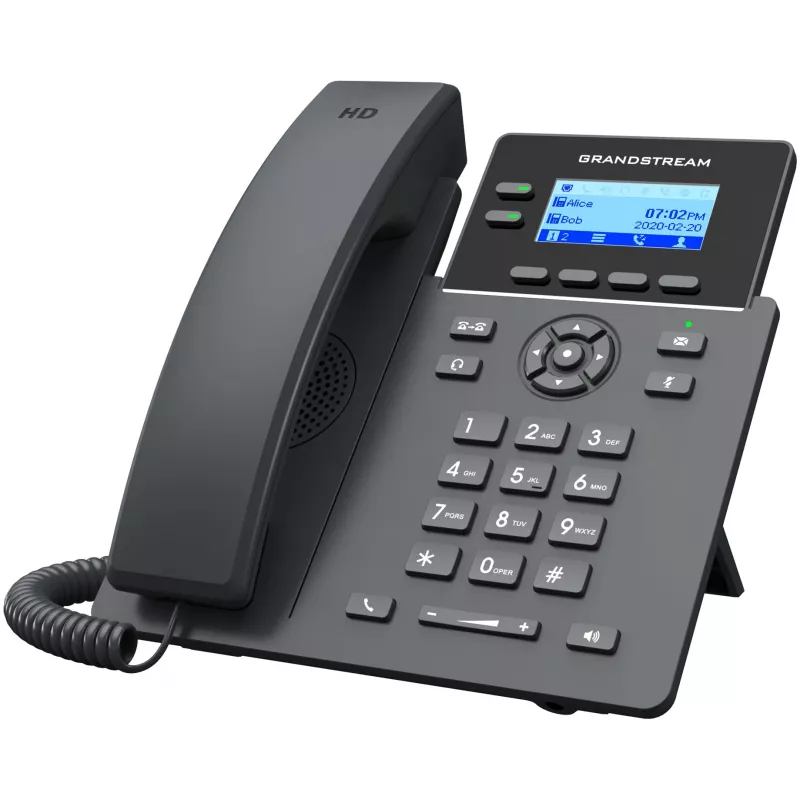 Telefone IP Grandstream GRP2602P Preto