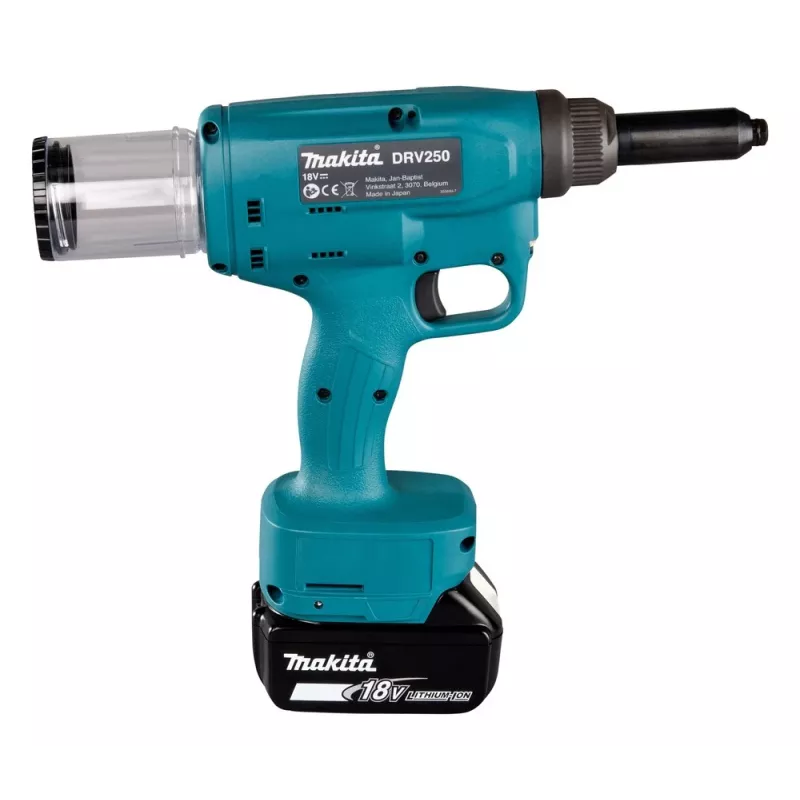 Pistola de rebites Makita DRV250 manual