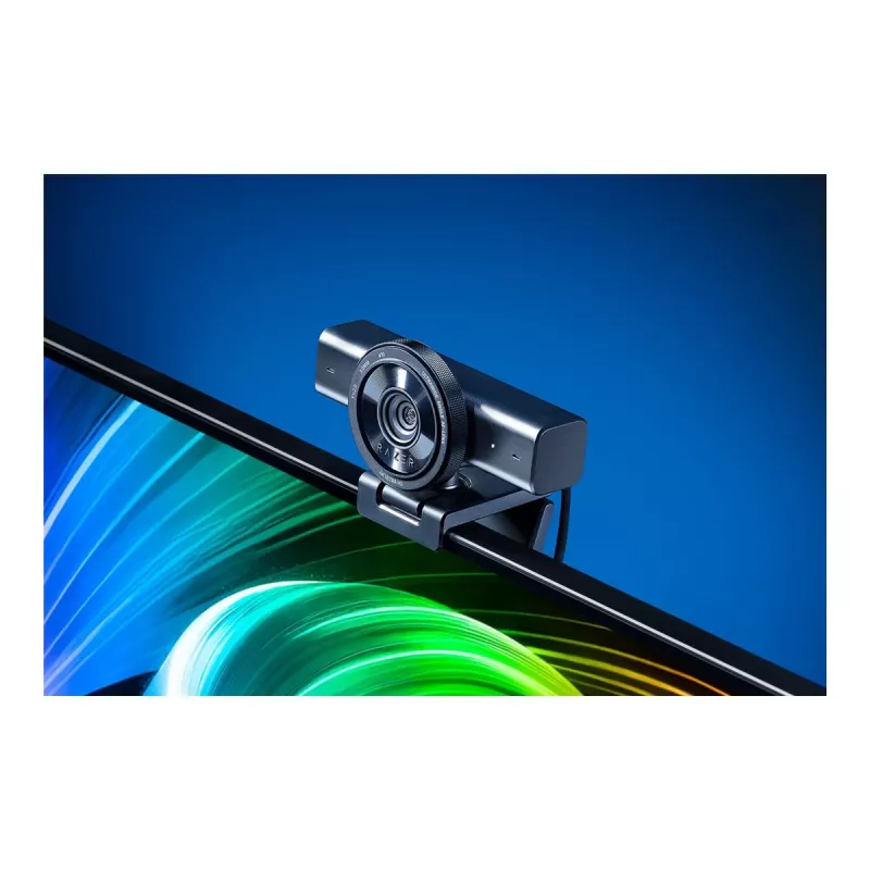 Razer | Webcam | Kiyo V2 | MJPEG até 4K 30 FPS, 1080p 60 FPS, YUY2 até 4K 15 FPS, 1080p 60 FPS, NV12 até 4K 20 FPS, 1080p 60 FPS