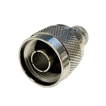 Conector macho N de cravar para cabo LMR-400