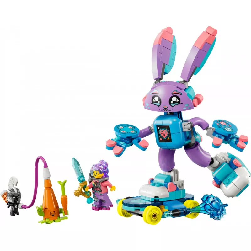 LEGO conjunto de construção LEGO 71490 Dreamzz Izzie e Bunchurro Gaming Bunny – conjunto de brincar de personagens