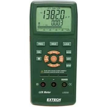 Testador de componentes EXTECH digital LCR200 CAT I visor (contagens): 20000 (LCR200)
