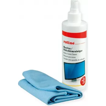 Limpa-ecrãs ROLINE TFT incl. pano de microfibra, 250 ml (19.04.4160)