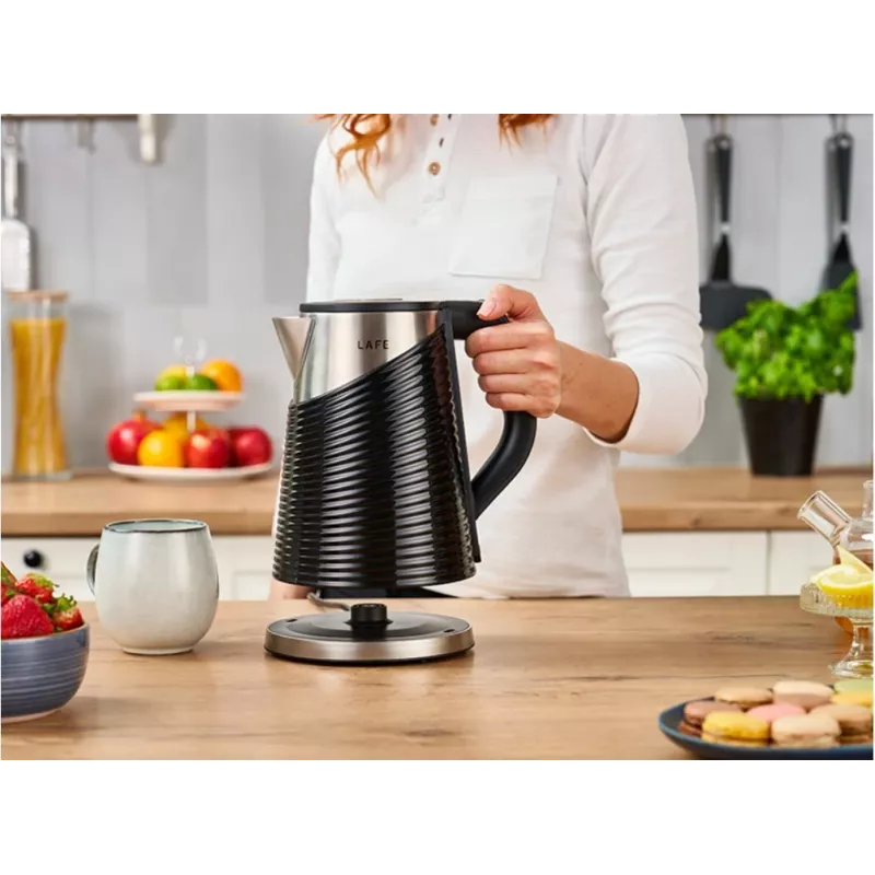 Chaleira elétrica LAFE 1,8 l 2200 W Elegant preto