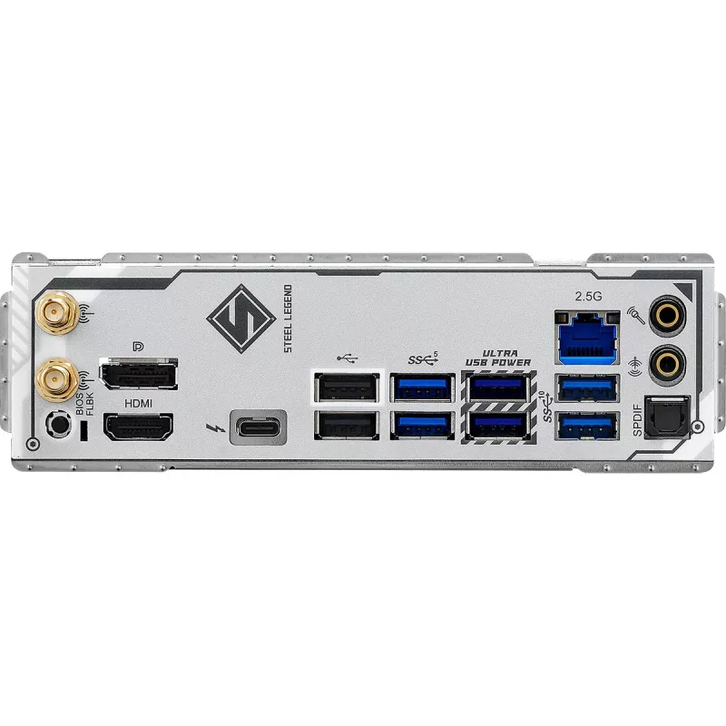 Placa-mãe ASRock B860M Steel Legend WiFi — Intel B860, LGA 1851, micro‑ATX, DDR5, 4 DIMM, Wi‑Fi 6E, 2.5GbE