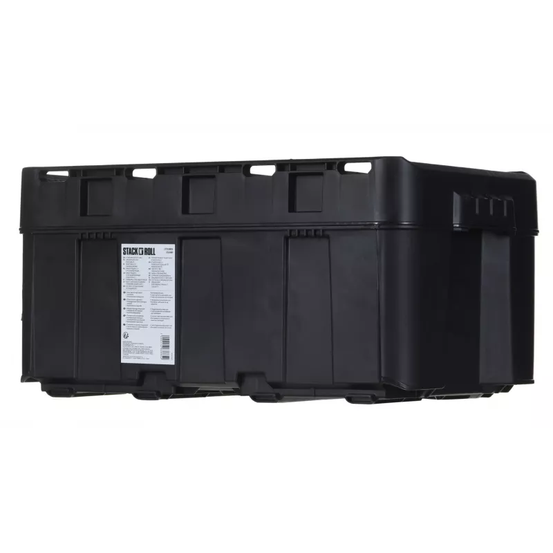 Caixa de ferramentas KETER Stack'N'Roll (17210831/253380) com 3 organizadores preto