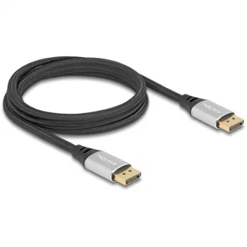 Cabo DisplayPort DeLOCK 16K 60 Hz 2 m prateado metal