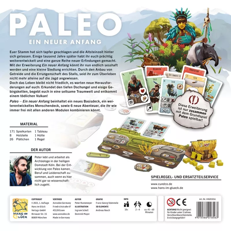 Paleo - A New Beginning, Expansão de Jogo de Tabuleiro