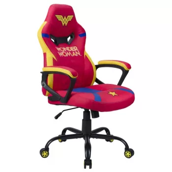 Cadeira gaming para PC Subsonic SA5573-W1 assento acolchoado azul vermelho amarelo