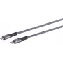 Cabo USB S/CONN 13-68010 USB4 Gen 3x2 0,5 m USB C cinzento