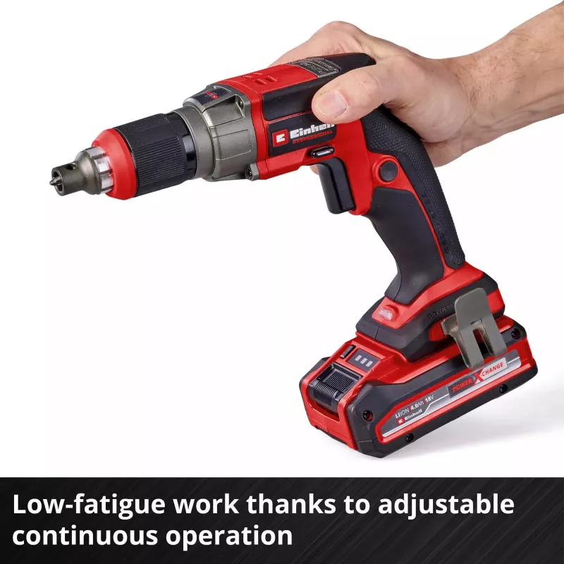 Aparafusadora para pladur EINHELL TP-DY 18 Li BL Solo 18 V, sem escovas, bateria não incluída (modelo 4261010)