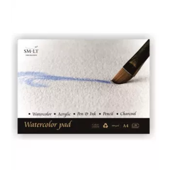 Caderno de trabalho de aguarela SMLT, A3, 200 g, colado (20) 0708-210