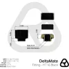Thermal Grizzly DeltaMate HT16 Conector de refrigeração líquida, Preto