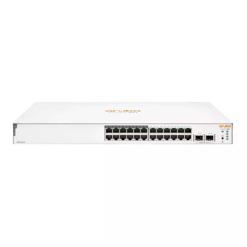 Comutador HPE Aruba Networking Instant On 24p Gigabit CL4 PoE 2p SFP 195W 1830