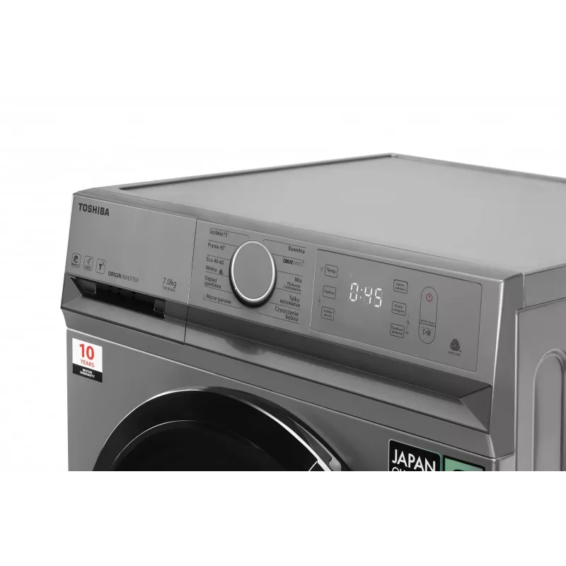Máquina de lavar roupa slim Toshiba TW-BL80A2PL(SS), 8 kg