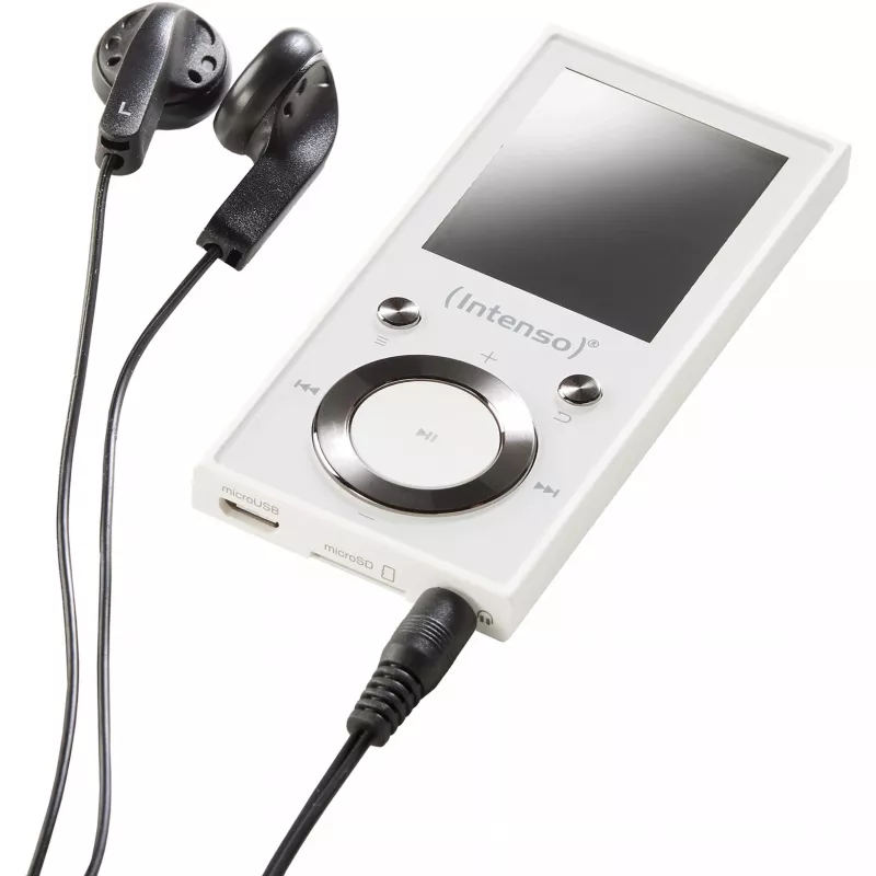 LEITOR MP3 16GB BRANCO/3717472 INTENSO