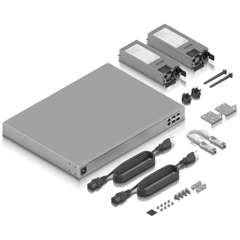 Ubiquiti UniFi Gateway Enterprise - appliance de segurança - 25GbE, 10GbE, 2,5GbE - 1U - montagem em rack (UXG-Enterprise)