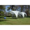 Pavilhão Event Shelter, 4,5 x 4,5 m (cinzento-claro/cinzento)