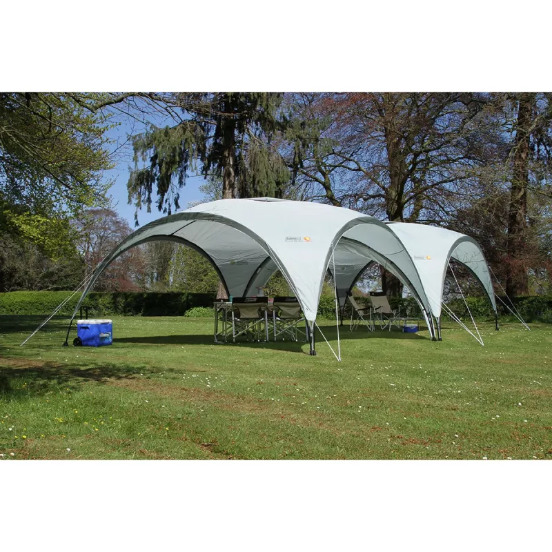 Pavilhão Event Shelter, 4,5 x 4,5 m (cinzento-claro/cinzento)
