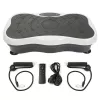 Extralink plataforma vibratória para treino fitness Moonwalk Spinmove branco