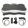 Extralink plataforma vibratória para treino fitness Moonwalk Spinmove branco