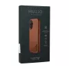 Mujjo Full Leather Case MagSafe capa para iPhone 17 castanho
