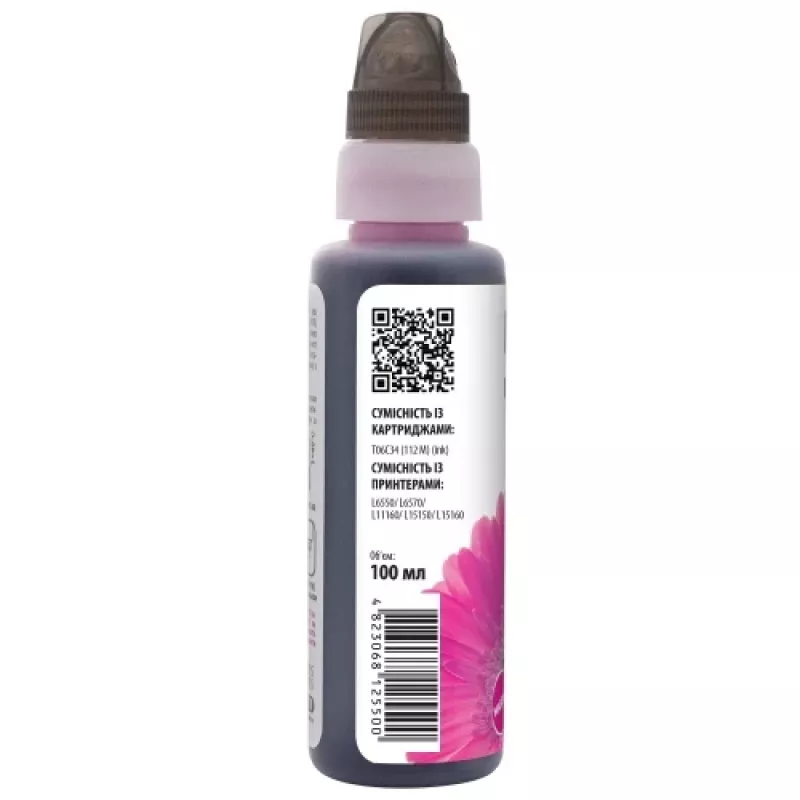 Garrafa de recarga de tinta compatível Barva Epson 113/112 (C13T06B340), magenta