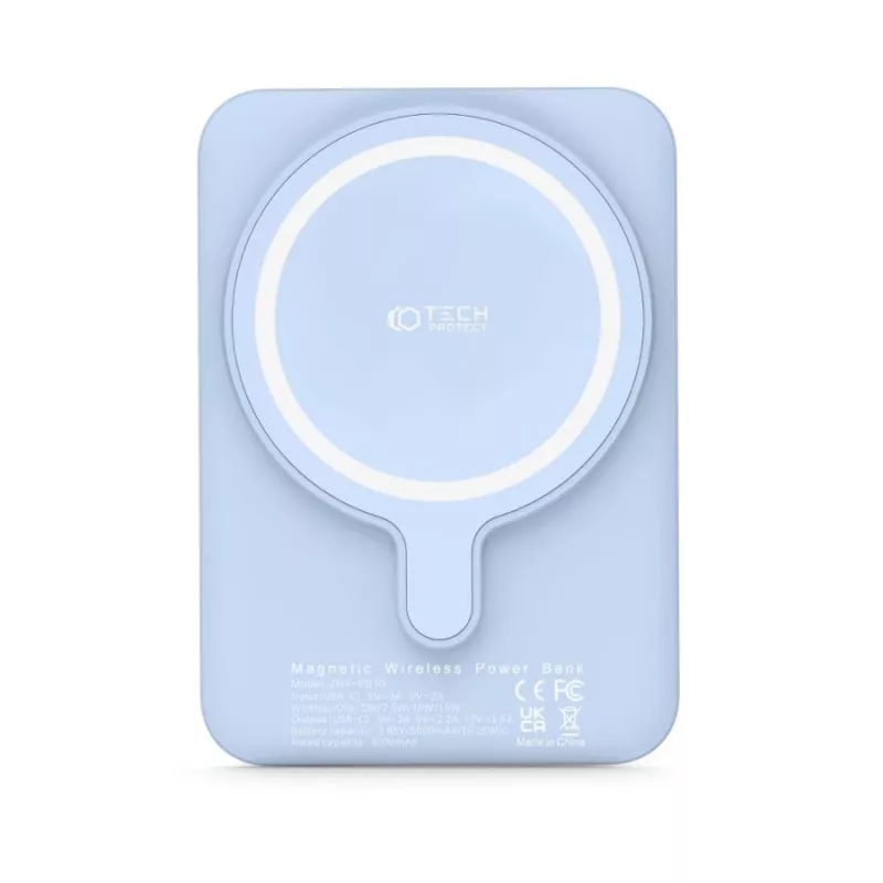 Powerbank portátil TECH-PROTECT PB10 LIFEMAG 5000mAh azul