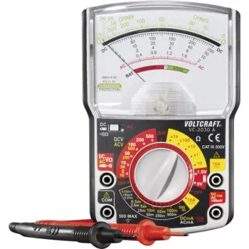 Multímetro analógico de mão VOLTCRAFT VC-2030A CAT III 500 V (VC-2030A)