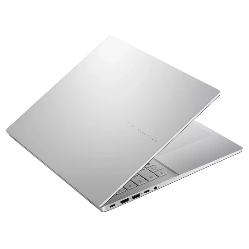 ASUS Vivobook S16 S3607VA-RP097W Core 5 210H 16.0WUXGA Painel IPS-level 144Hz 300nits AG 16GB DDR5 SSD512 Gráficos Intel UHD WLAN+BT Cam1080p 70WHrs Win11 Prateado frio