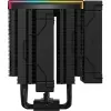 Arrefecedor de CPU DeepCool AK620 Digital PRO — ventoinha de 120 mm, 1750 rpm, 25 dB, 12 V, compatível com LGA1700/AM5, preto