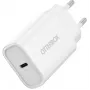 Carregador de parede OTTERBOX 30W USB-C PD branco — saída de 30W, uma porta USB‑C