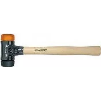 Martelo antirressalto Wiha 26614 preto transparente laranja 1,7 kg