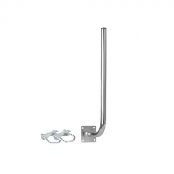 Suporte de varanda Extralink L250x750 250x750mm com abraçadeiras em U M8 aço galvanizado