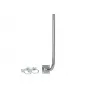 Suporte de varanda Extralink L250x750 250x750mm com abraçadeiras em U M8 aço galvanizado