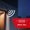 Sensor de movimento e crepuscular MACLEAN MCE25 B — detetor de movimento com sensor de luz, montagem em parede/teto