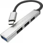 Hub ROLINE USB3.2 Gen1 4x USB-A 1x 3.0+3x 2.0 cabo Type-C (14.02.5053)