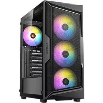 Antec AX Series AX61 - Caixa Gaming Mid-Tower - ATX - Painel lateral com janela (vidro temperado) - sem fonte de alimentação - USB/Áudio (0-761345-10069-