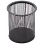 Estojo Forpus, redondo, preto, vazio, metal perfurado 1005-014